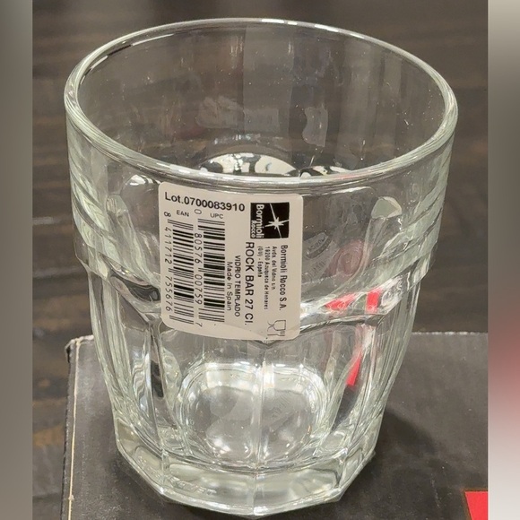 NWT Bormioli Rocco Rock Bar stackable glasses, 9.25 oz. Rocks Glasses, set of 6. - Picture 4 of 11